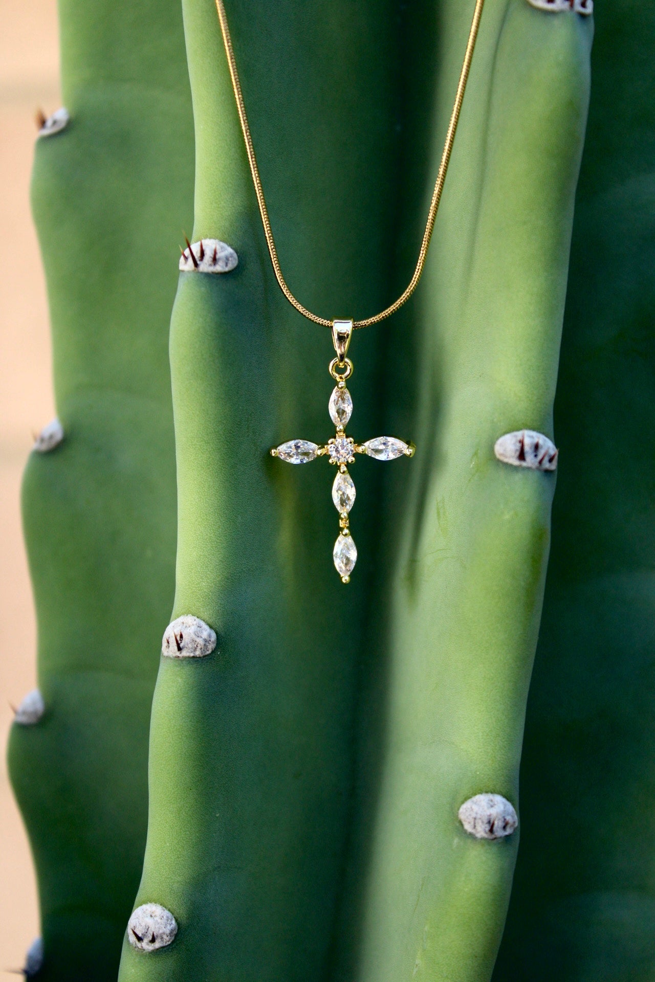 Stainless Steel Cross Necklace