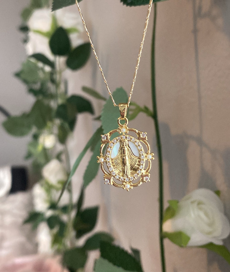 Virgin Mary Necklace