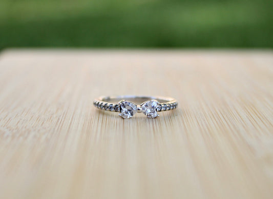 Silver Bow Ring