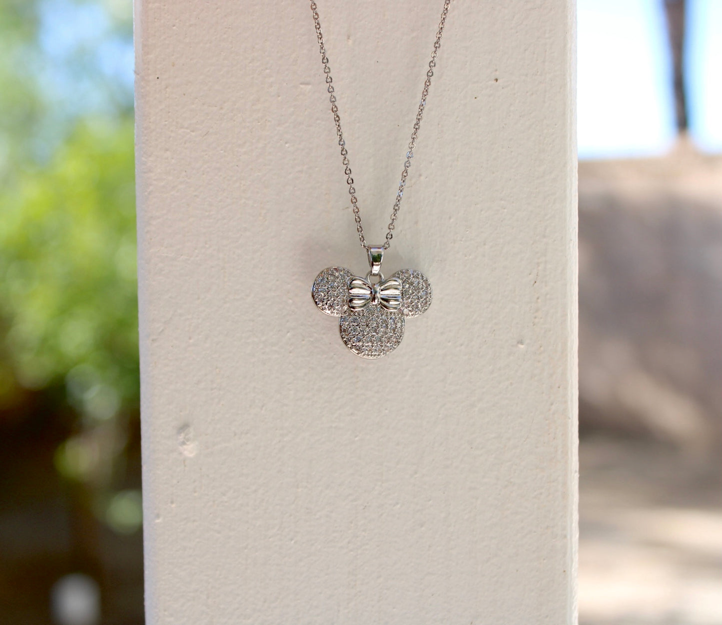 Silver Minnie Necklace