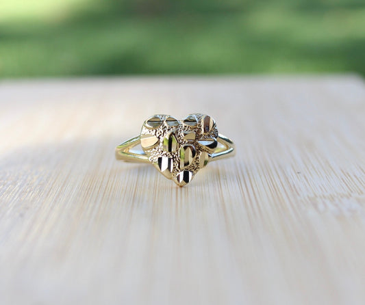 Heart Nugget Ring