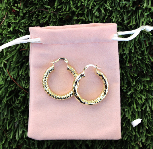 Chunky Hoop Earrings