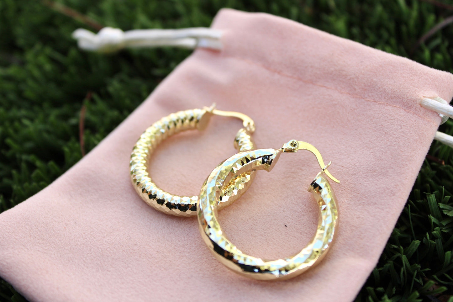 Chunky Hoop Earrings