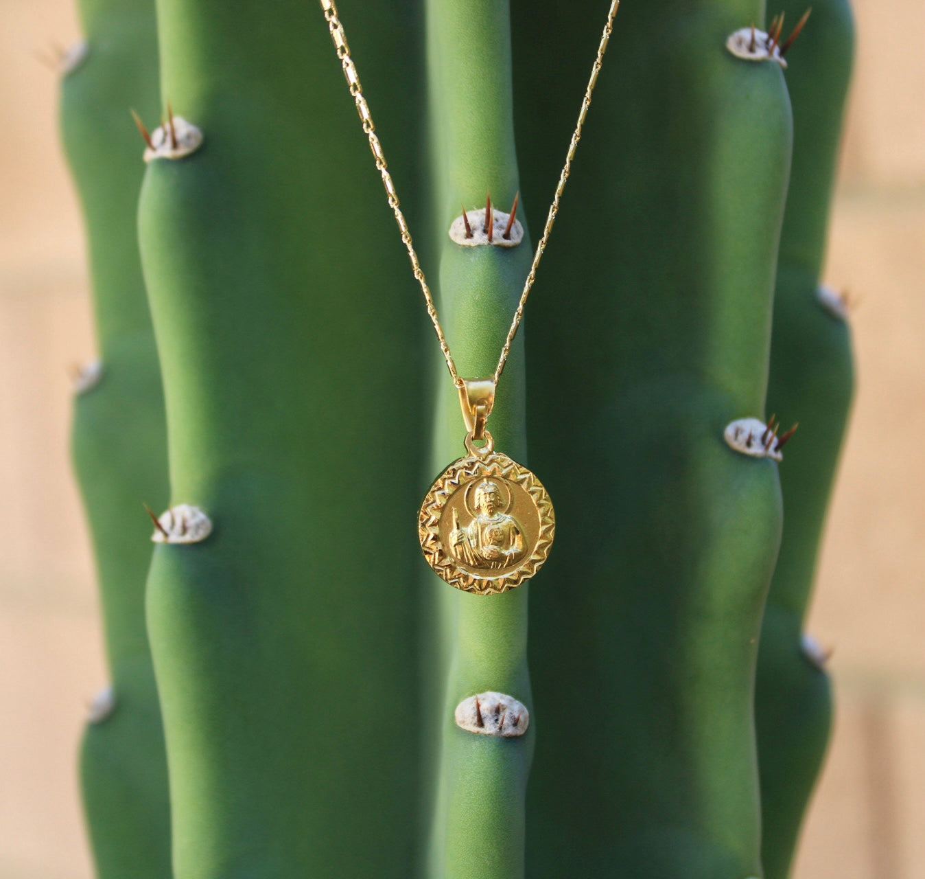 Double Sided Religious Necklace