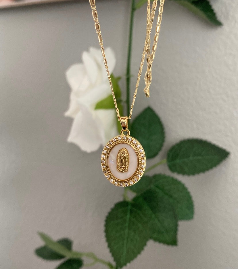 Virgin Mary Necklace