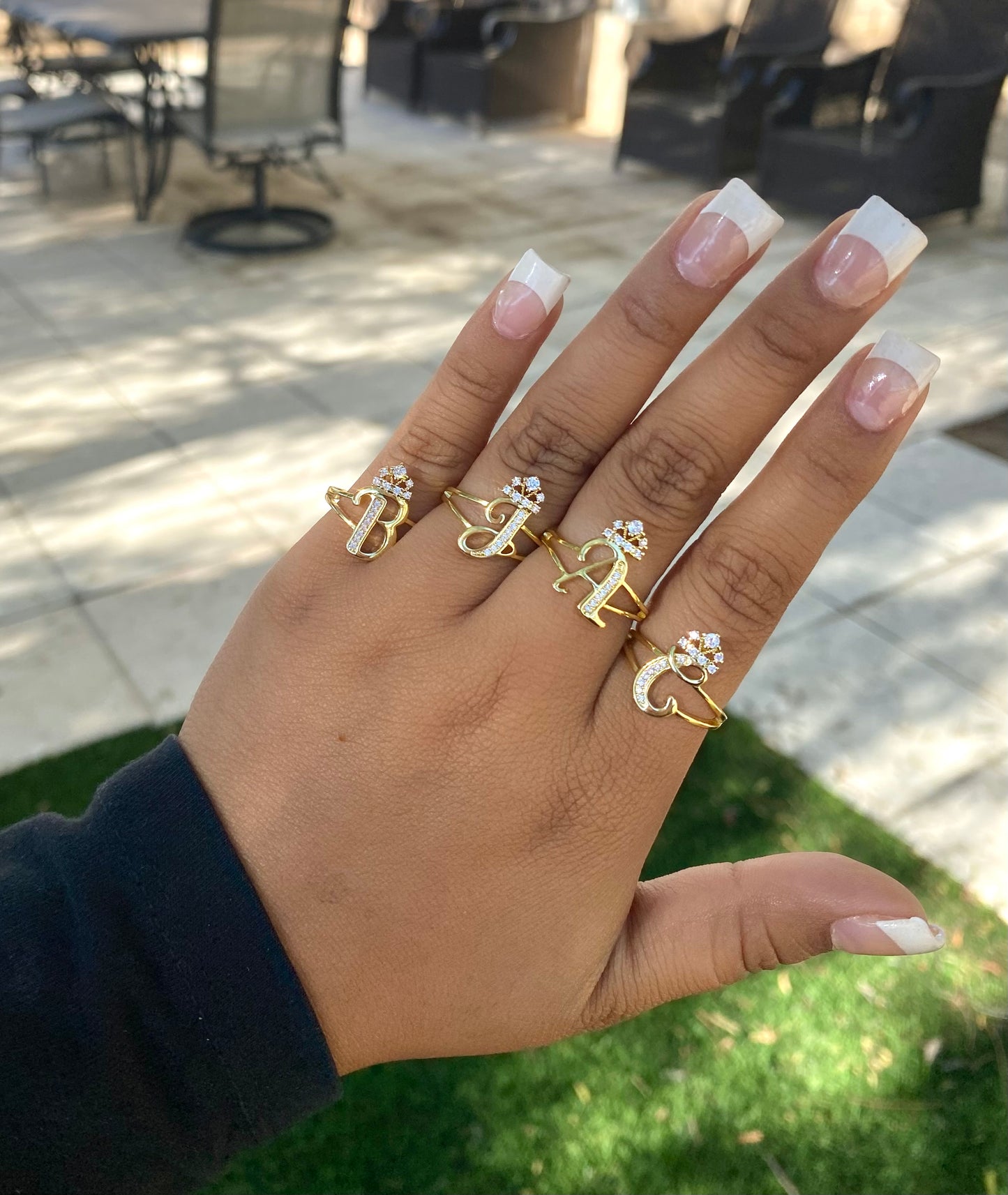 Initial with crown M