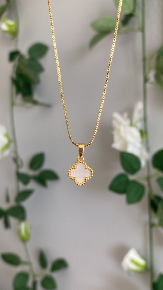 White Clover necklace
