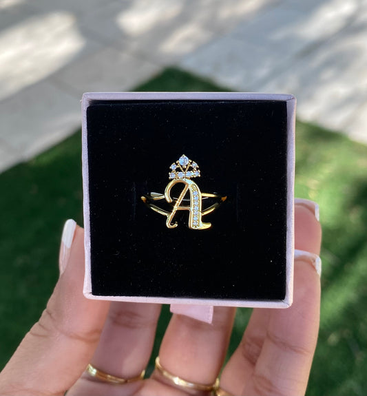 Initial with crown A