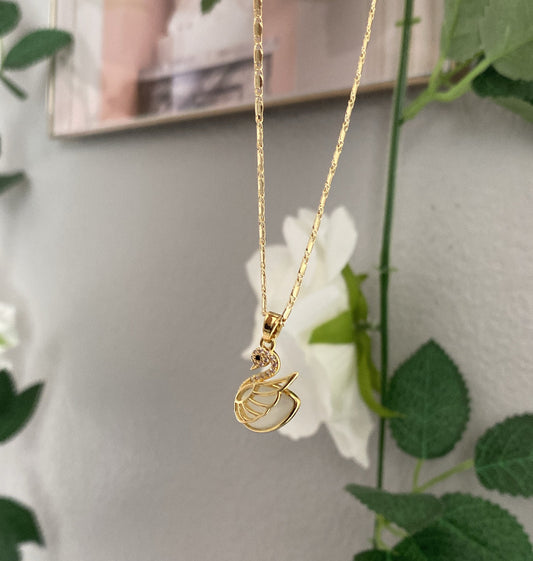 Swan Dainty Necklace