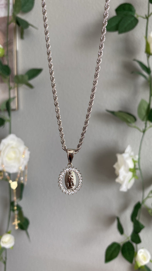 Silver Virgin Mary