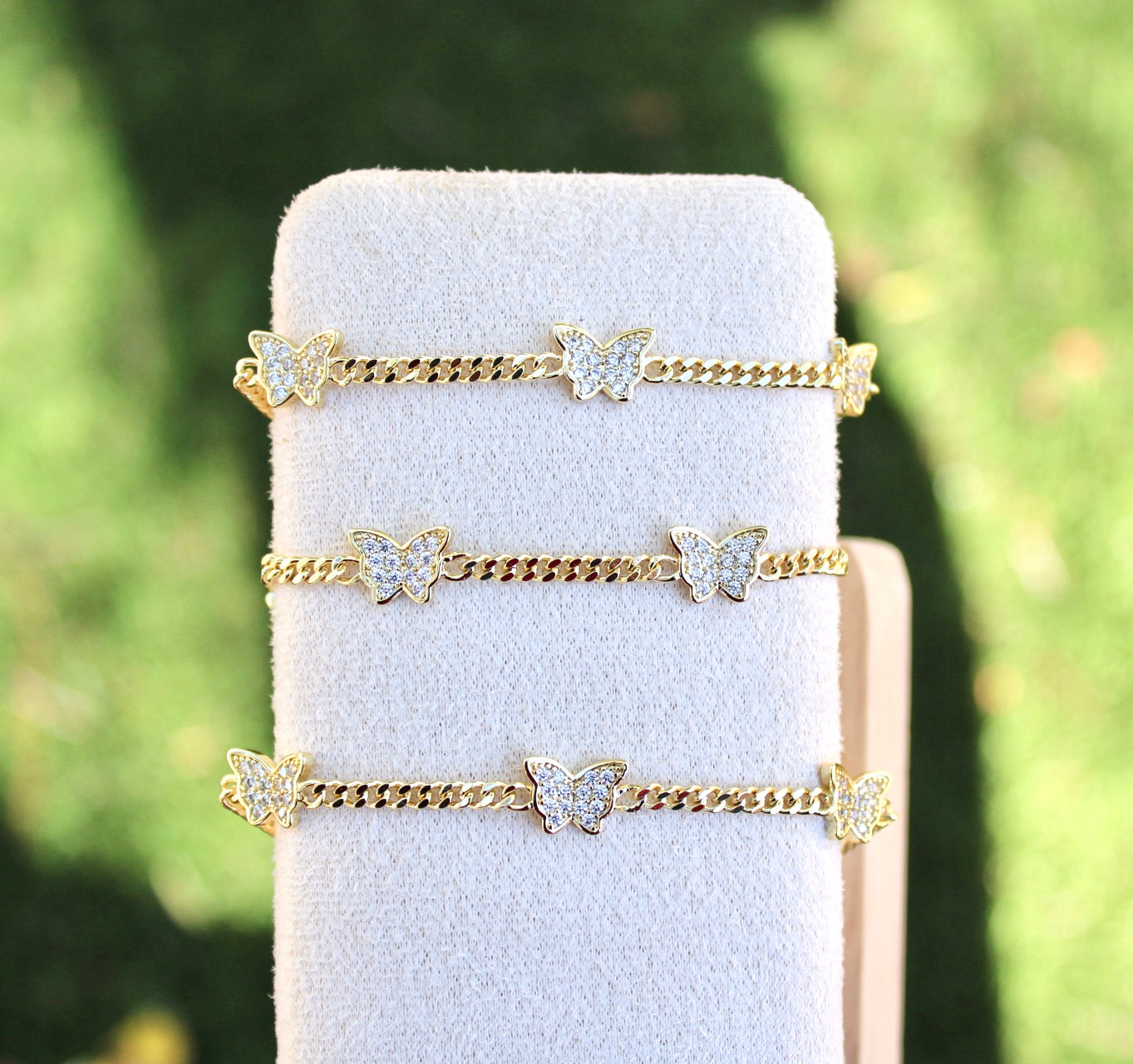 Butterfly Cuban Bracelet