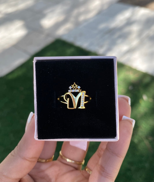 Initial with crown M