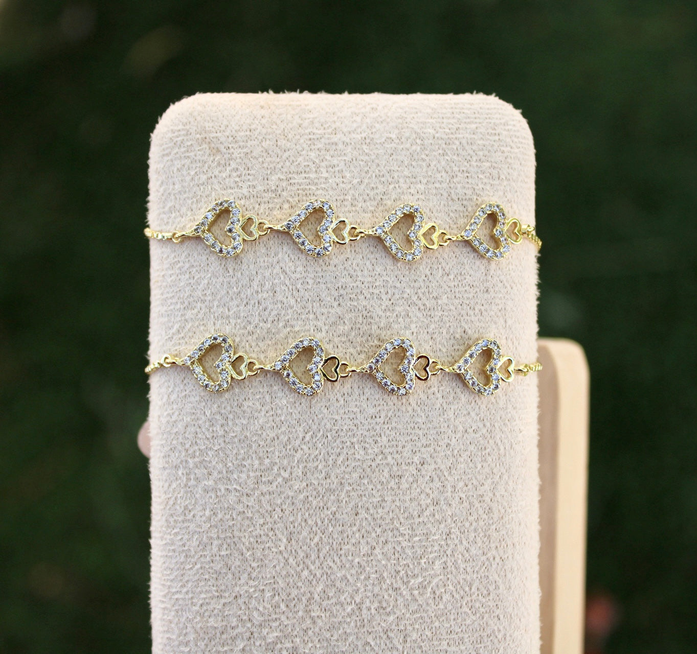 Hearts Adjustable Bracelet