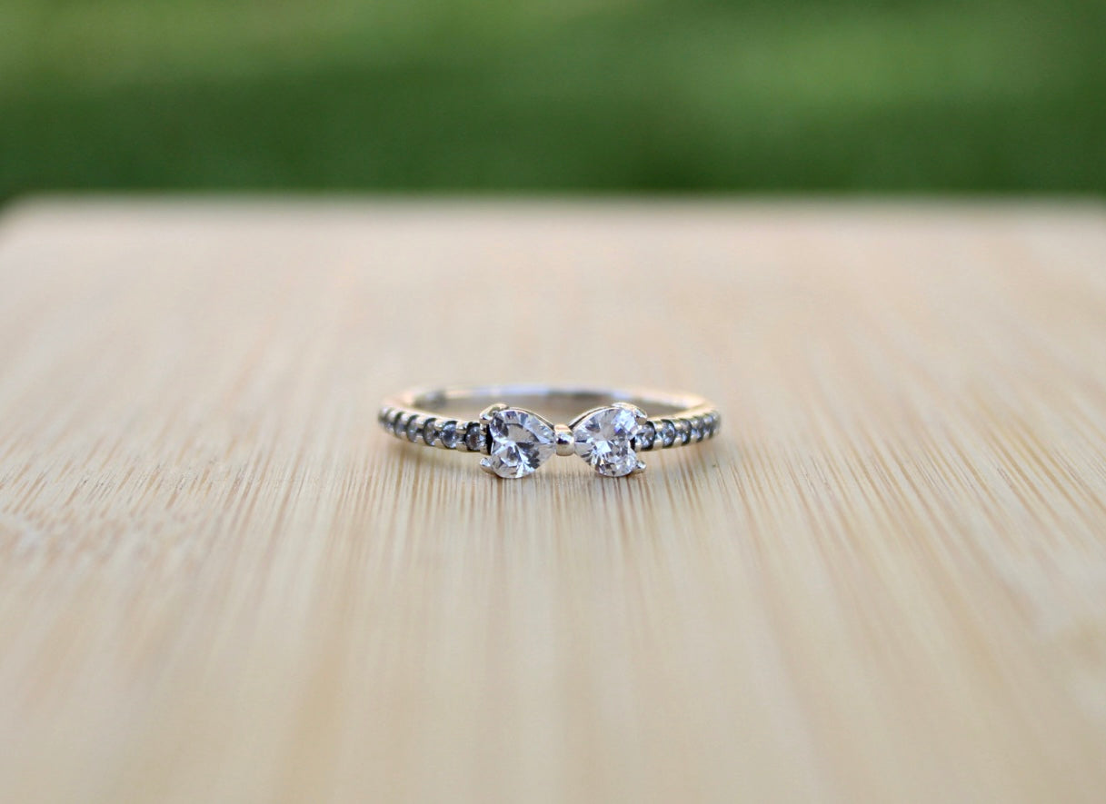 Silver Bow Ring