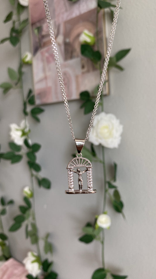 Jesus necklace silber