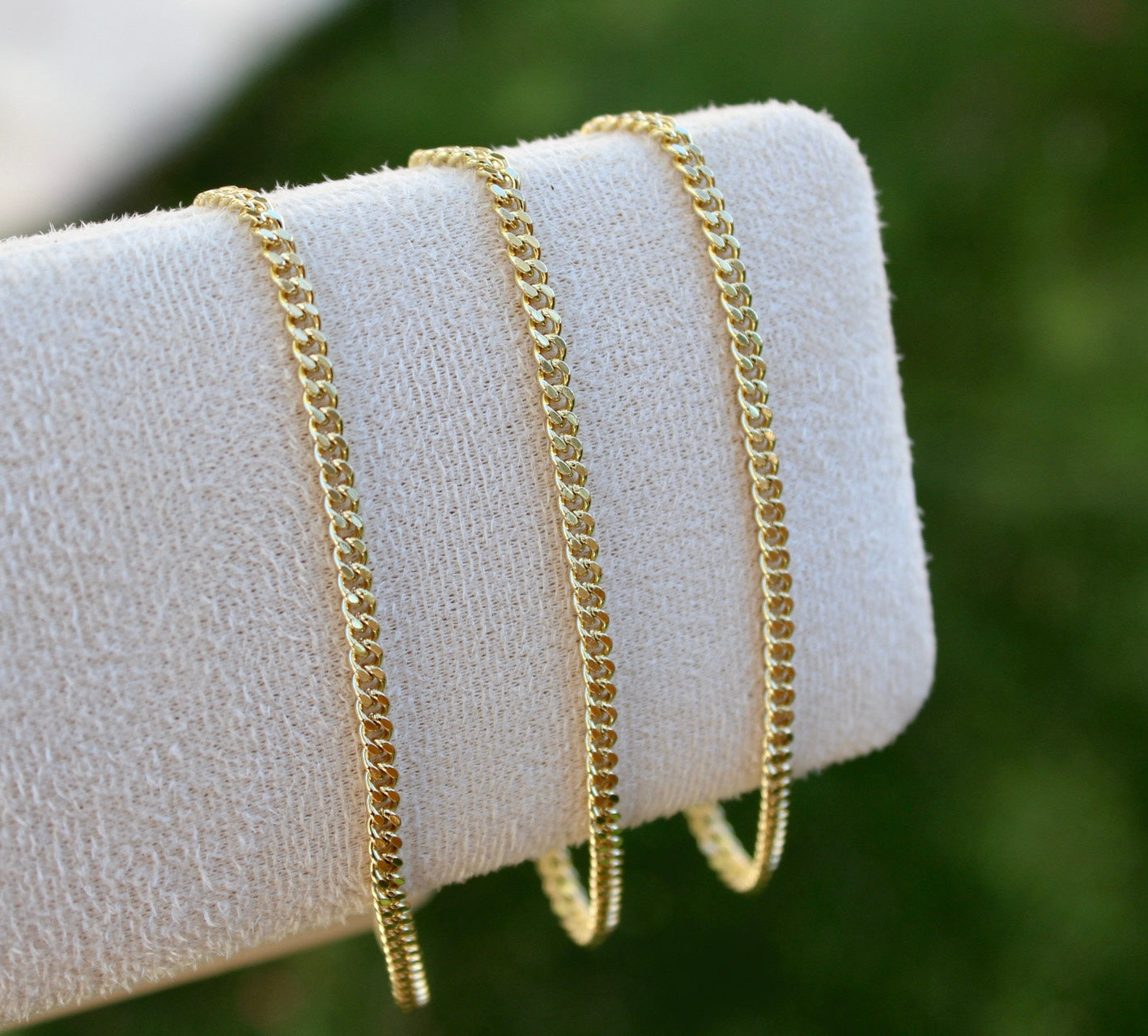 Dainty Cuban bracelet